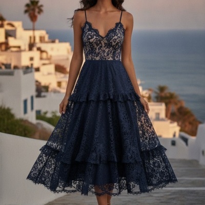 Renda DARK BLUE