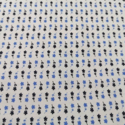 BLACK & BLUE Cotton Interlock Jersey Fabric