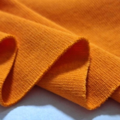 Malha canelada / rib LARANJINHA