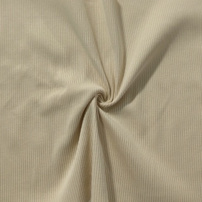 Malha canelada/rib BEGE