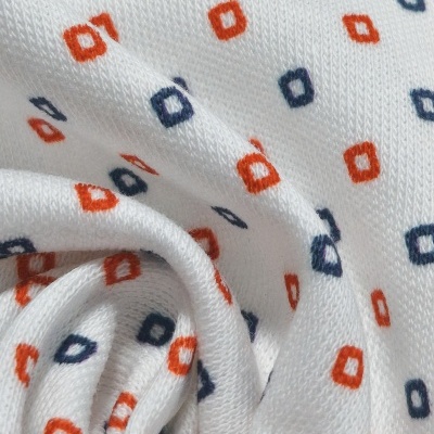 Malha Jersey Interlock algodão RED & BLUE