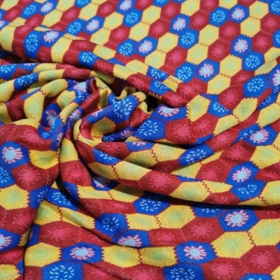 Malha Jacquard Interlock HEXÁGONOS