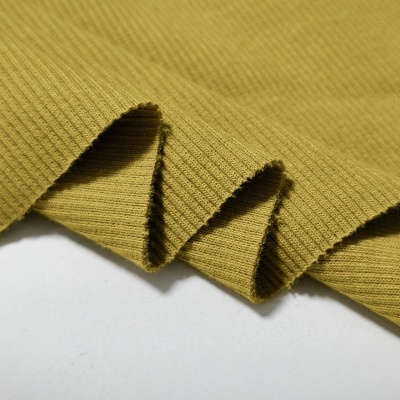 Malha canelada / rib MOSTARDA