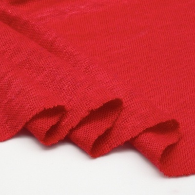 Tejido 100 % lino RED