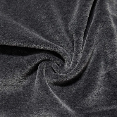 Malha Peluche (tipo veludo) CARBON