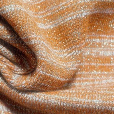 Malha Canelada/rib FROGGY LUREX