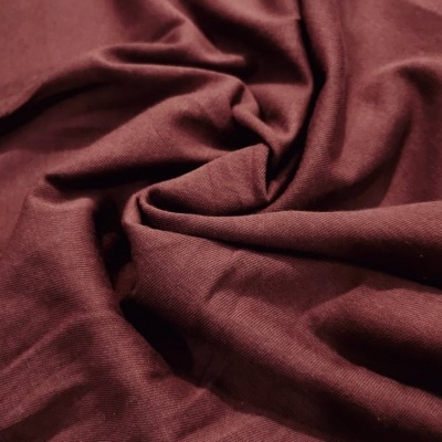 Jersey de coton COULEUR VIN