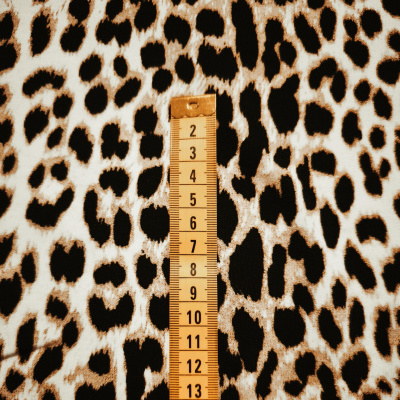 Malha Jersey Algodão c/elastano LEOPARDO