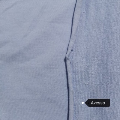 Felpa Italiana  elastano AZUL