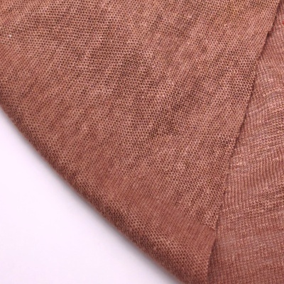 Tissu 100 % lin NUTELLA