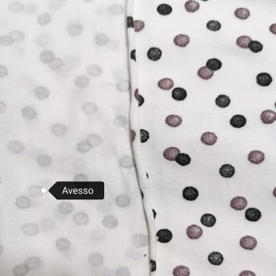 Malha Jersey c / elastano BOLINHAS