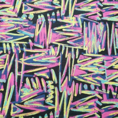 Malha Jersey Estampado COLOUR ZIGZAG