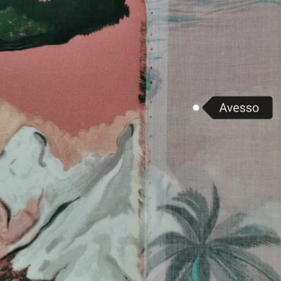 Tecido Algodão VULCÃO ROSA