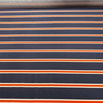 Malha Piquet Algodão DARK BLUE STRIPES