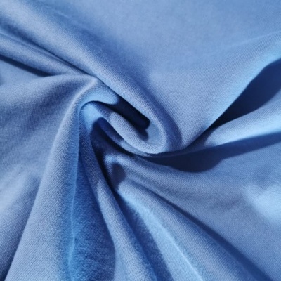 Malla italiana sin cardar con elastano AZUL OCÉANO