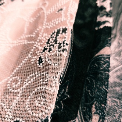 Tecido Tule c / elastano BORBOLETA