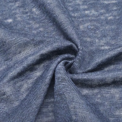 Tejido 100 % lino AZUL MARINO