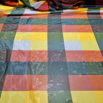 Tejido tul XADREZ MULTICOLOR
