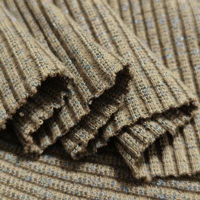 Malha canelada / rib BLUE SHINE