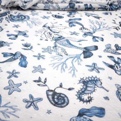 Malha 100% Linho PEIXES