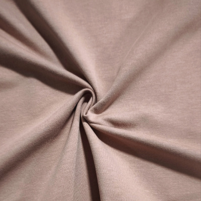 Felpa Italiana alg/org c/carda e elastano LIGHT BURGUNDYSKIN