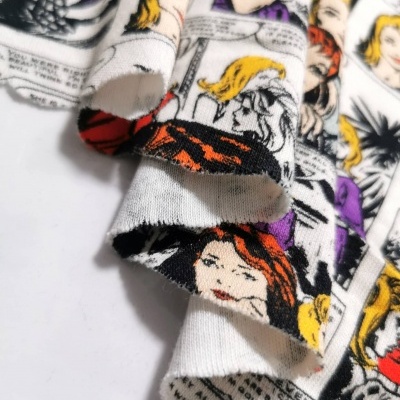 Malha Jersey Interlock algodão COMICS