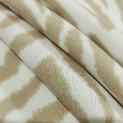 Maille italienne avec cardes ZEBRA MARRON