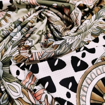 Malha Jersey Poliamida c/ Elastano  CAQUI