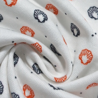 Malha Jersey Interlock algodão SEA SHELLS