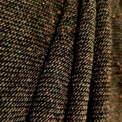 Polaire italienne avec lurex BRILLANT MARRON