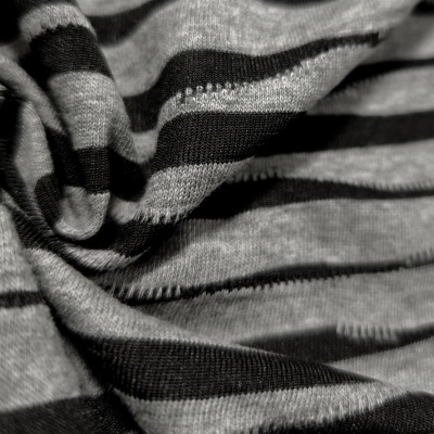 Malha Jersey CINZENTO ESCURO & PRETO