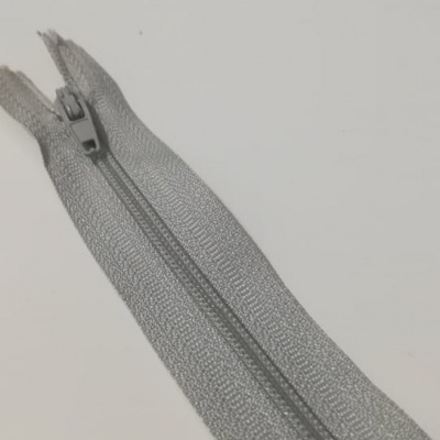 Fecho de Correr Fino Cinza Claro