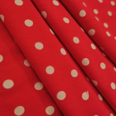 Jersey avec élasthanne ROUGES