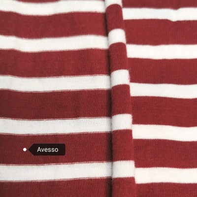 Jersey de coton BROKEN RED