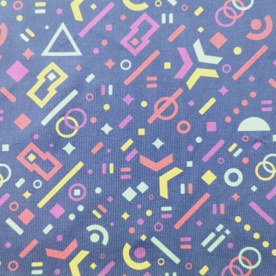 Malha Jersey Licra GEOMETRIA