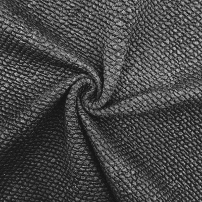 Malha Jacquard Interlock CROCCO NOIR