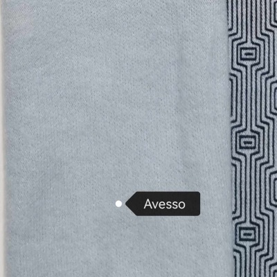 Italian knit with carding YARD BLUE