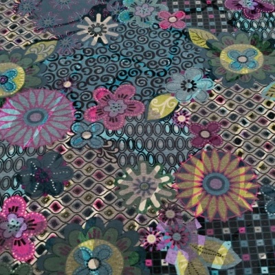 Malha Jersey Jacquard Veludo AMAZING