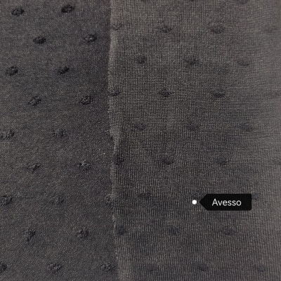 Jersey Jacquard con elastano NEGROS