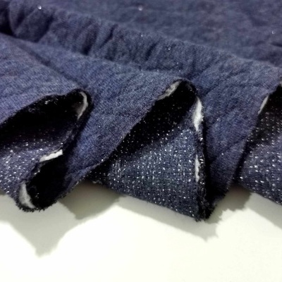 Tela Jersey Jacquard Doble Cara SHINE BLUE