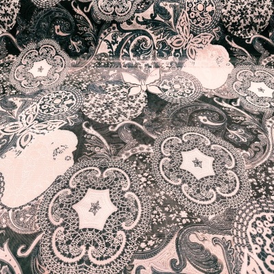 Tecido Tule c / elastano BORBOLETA