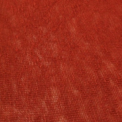 Tejido 100 % lino ROJO TEJA