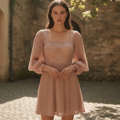 Malha canelada / rib c/lurex SHINE PINK