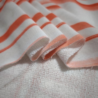 Felpa Americana poli/alg Algodão ORANGE STRIP