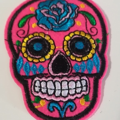 Aplicación termoadhesiva Calaveras mexicanas