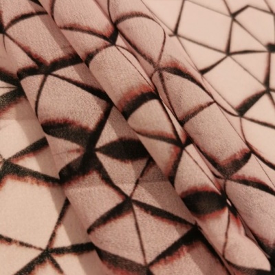Tejido Chiffon MOSAICO ROSA