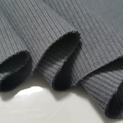 Malha canelada / rib MID GREY