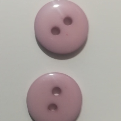 Botão Plástico Rosa -12 mm Pack 12
