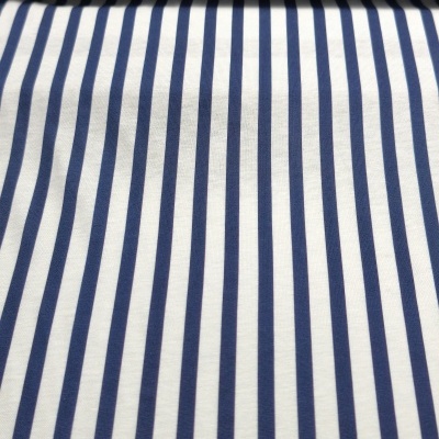 Malha Jersey Algodão STRIP BLUE