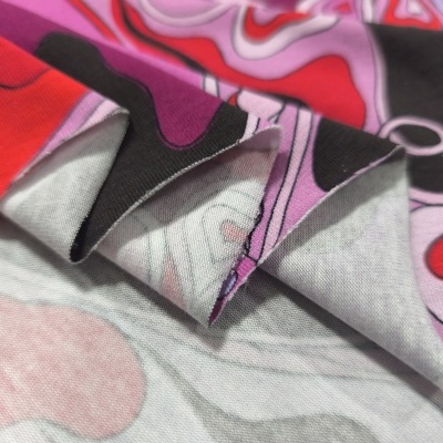 Malha Jersey Algodão c / elastano FUXIA/ROSSO